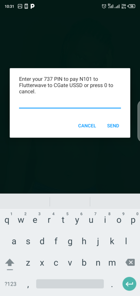 VTUJet Wallet Funding with USSD Code Step 9