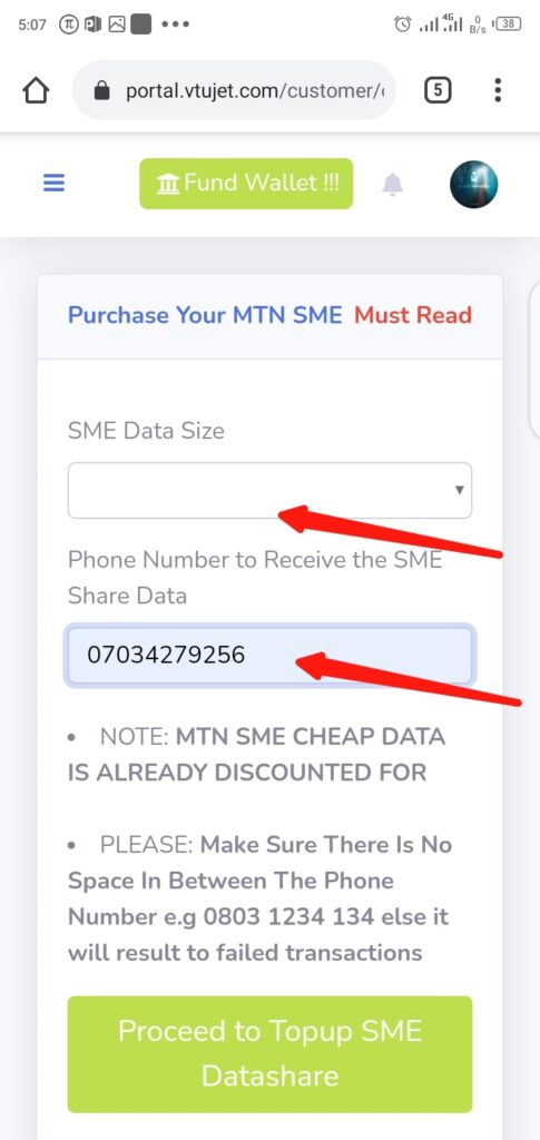 Buy Cheap MTN SME Data Step 2